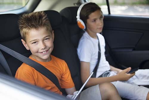 Child seat belt laws.