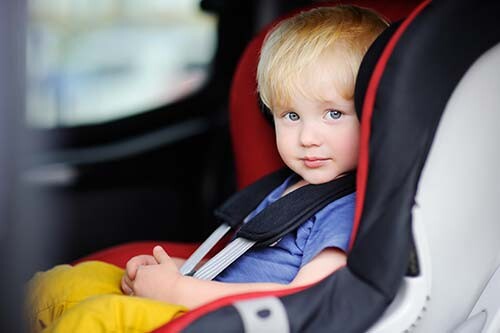 Infant seat belt laws.